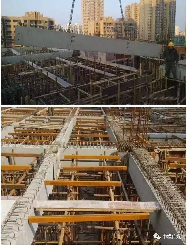 以装配式建筑板为例,生产工序:钢模制作→钢筋绑扎→混凝土浇筑→脱模