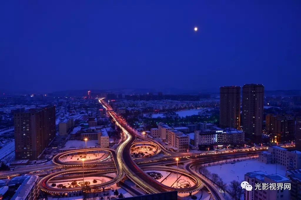 这座叫做牡丹江的城市它的夜色惊艳了全中国