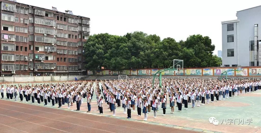 八字门小学的"朗读者"们以挺拔的身姿和积极的面貌入镜,在岳阳市广播