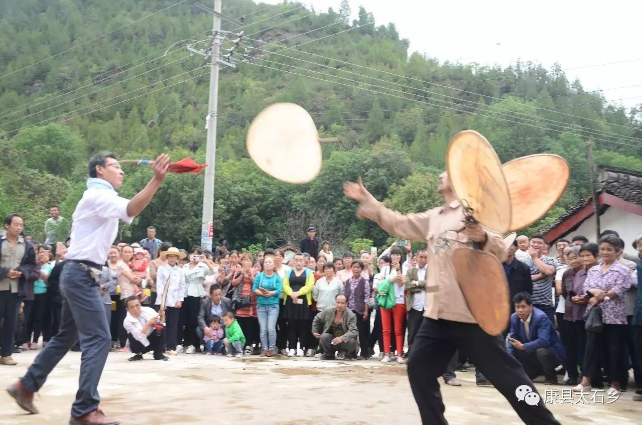 康县太石乡民俗文化—神秘羊皮扇鼓舞!