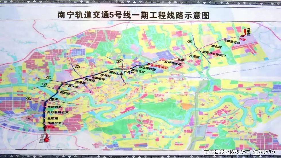 重磅| 南宁地铁5号线开工建设,经过你家门口吗?预计2021年建成!