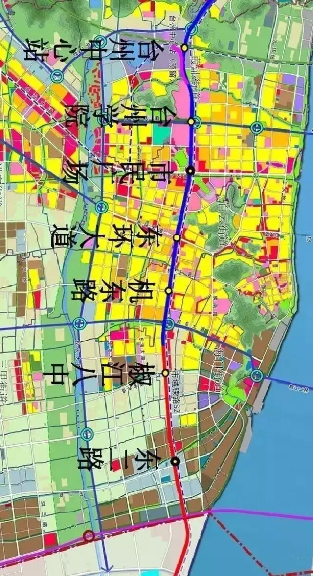 正文  从公示的规划线路中,可以看到t3线连接台州火车站和台州机场图片