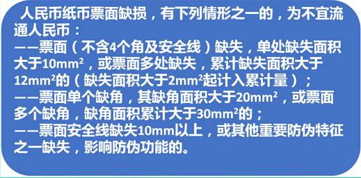 有这些特点的人民币不适合流通