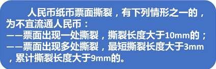 有这些特点的人民币不适合流通