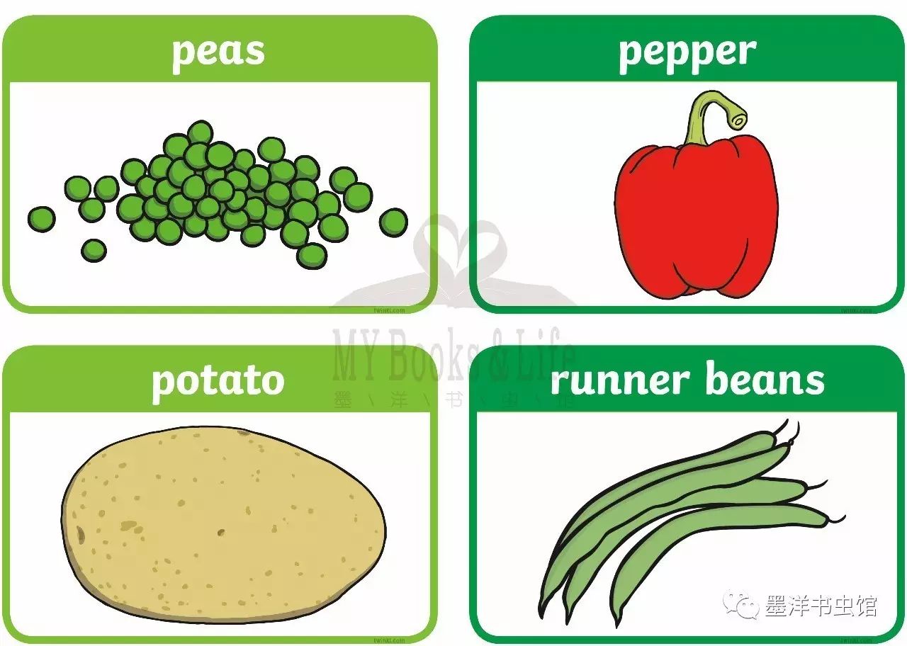 墨洋亲子英语丨认知篇各种各样的蔬菜