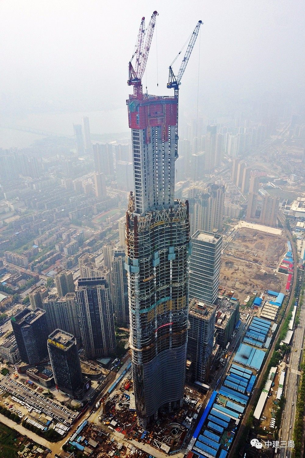 揭秘中国在建第一高楼十大 黑科技 ,中建三局厉