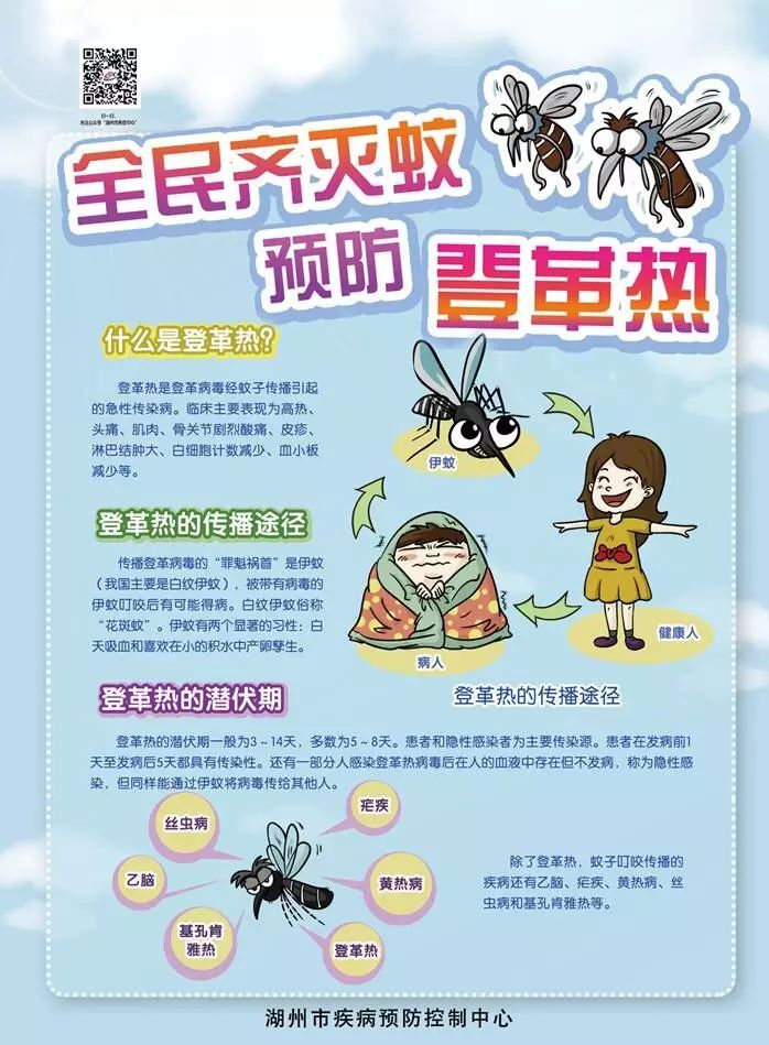 通过各种宣传渠道,例如印制登革热媒介卫生知识宣传册,宣传海报,利用