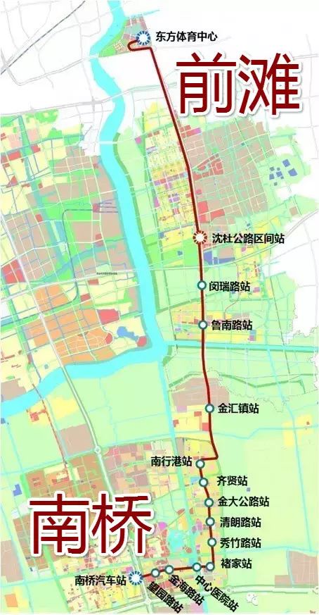 沿浦星公路将快速进入汇臻路站,直接抬升金汇板块未来价值预期.