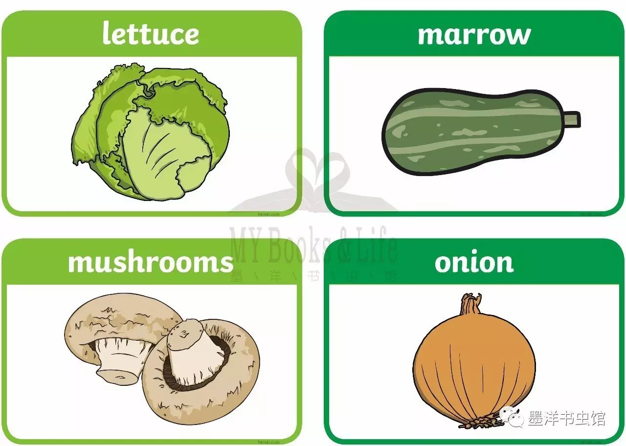 墨洋亲子英语丨认知篇各种各样的蔬菜