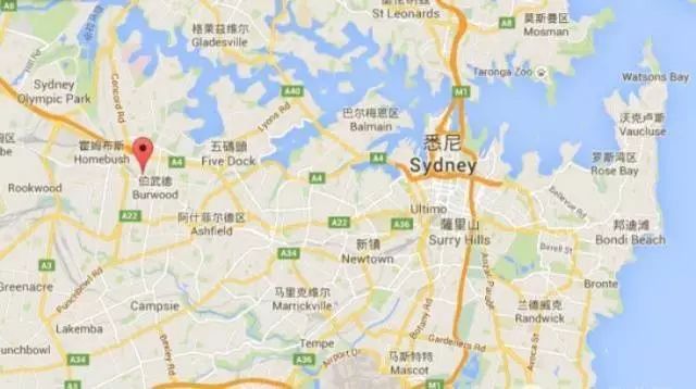 从悉尼地图上来看,burwood处于悉尼的咽喉要位,中心地带,被称誉为"