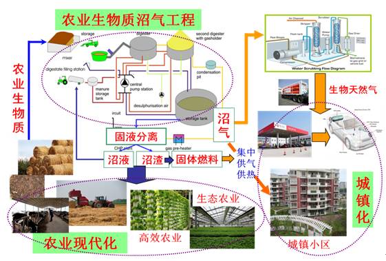 生物天然气工程"一举多得",助力农业循环经济建设