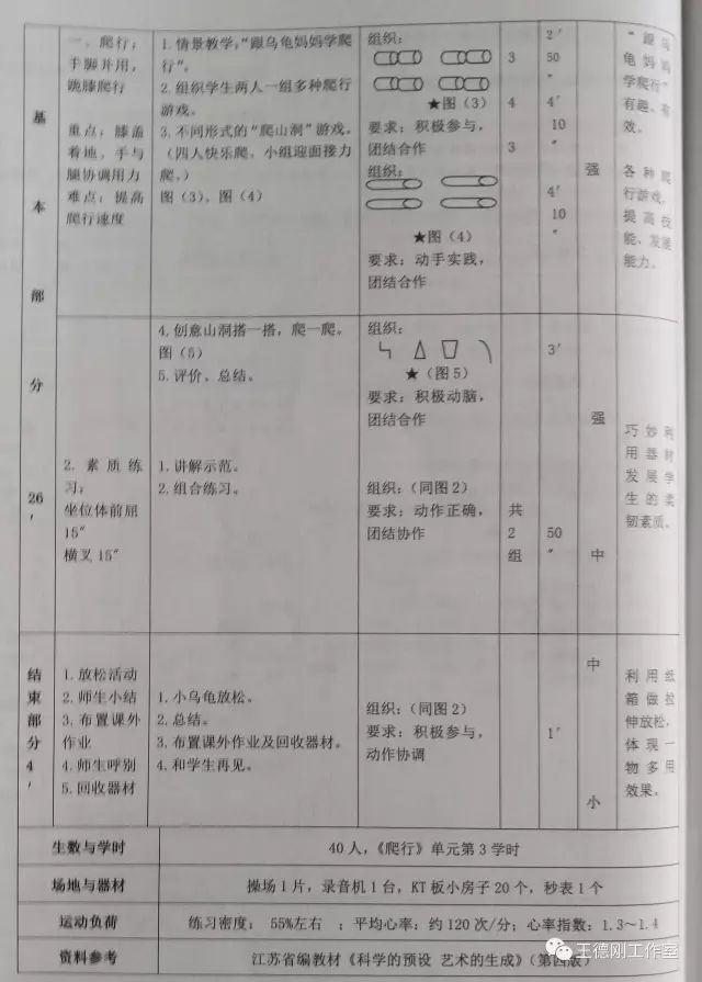 中学体育课教案