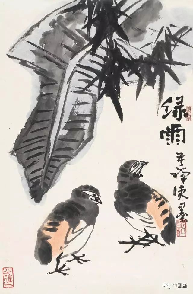 "天趣洋溢,活色生香"李苦禅花鸟画作品