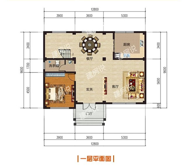 3套三层农村别墅户型,年轻人就喜欢这样的房子,带平面