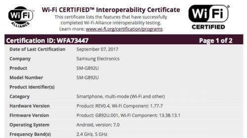 三星S8 Active新版获得无线认证:国际版要来?
