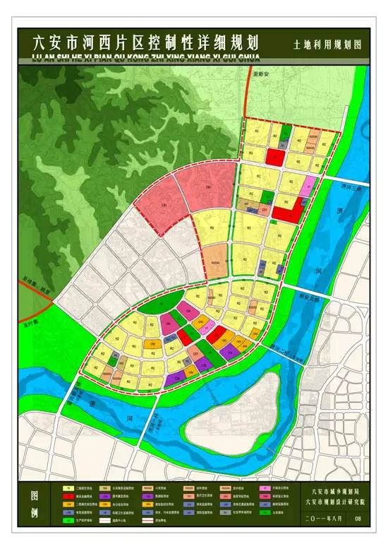 河西景观带 各规划利好河西,人民医院河西分院的入驻,六安市体育馆