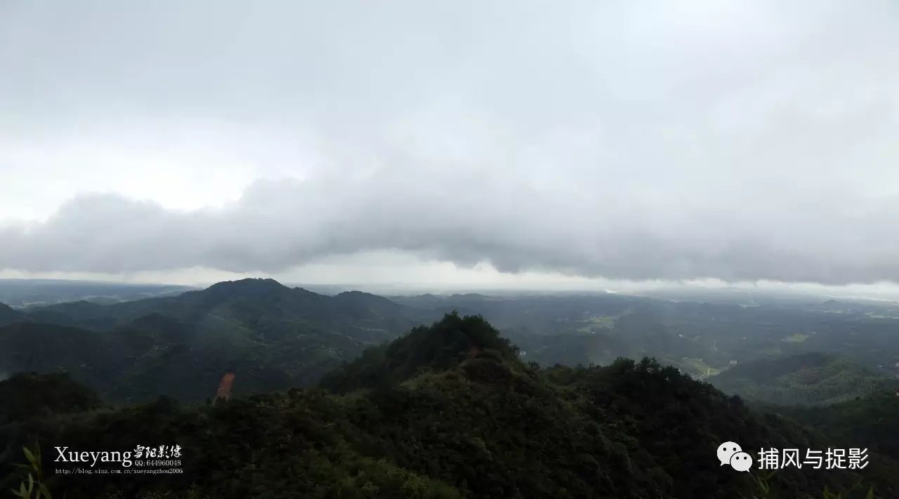 望百峰宁乡延绵百峰小南岳七彩霓裳百峰景