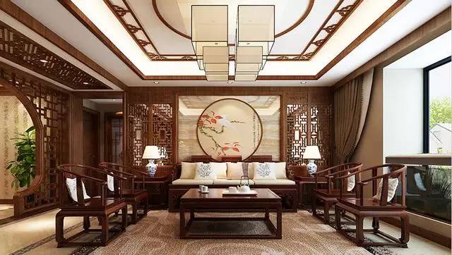 新中式的装修风格,表现不凡,不失沉稳,本案中,实木家具给人更加温馨的