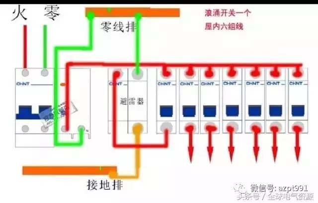 家用漏电保护器接线方法图解