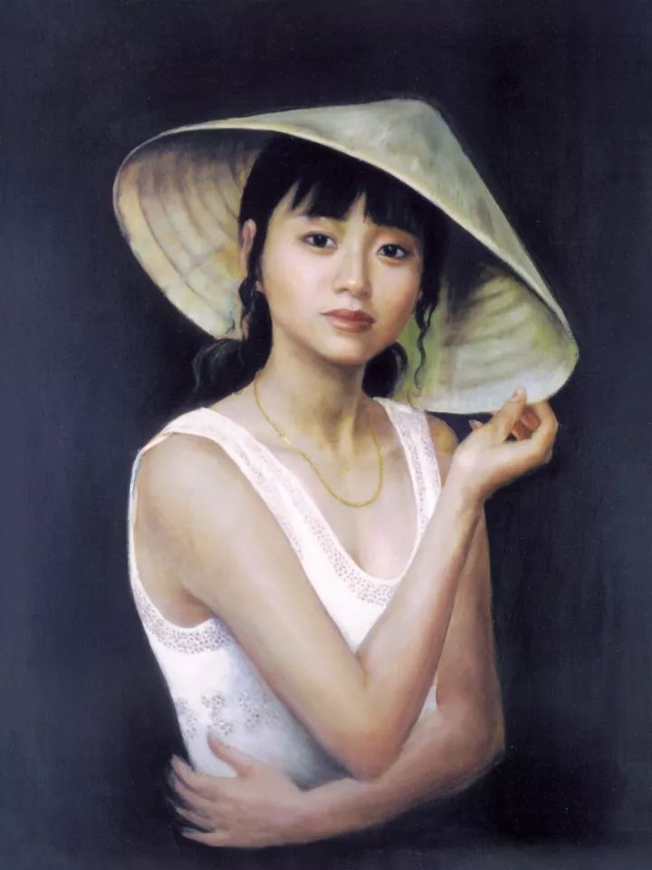 女青年 油画 80cm×60cm 1993年