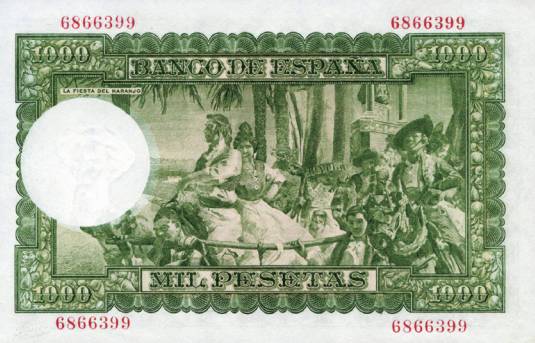 印有世界名画的纸币
