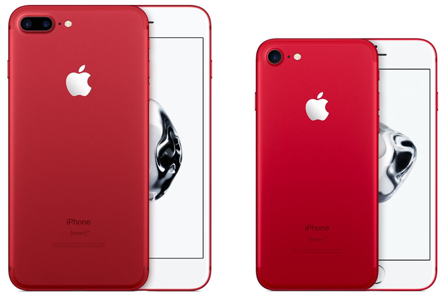 苹果7p红色
