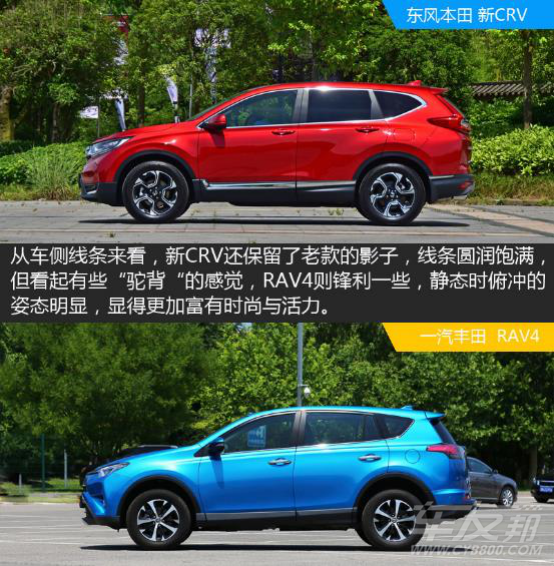 对比见真格——rav4荣放与新crv该买谁?