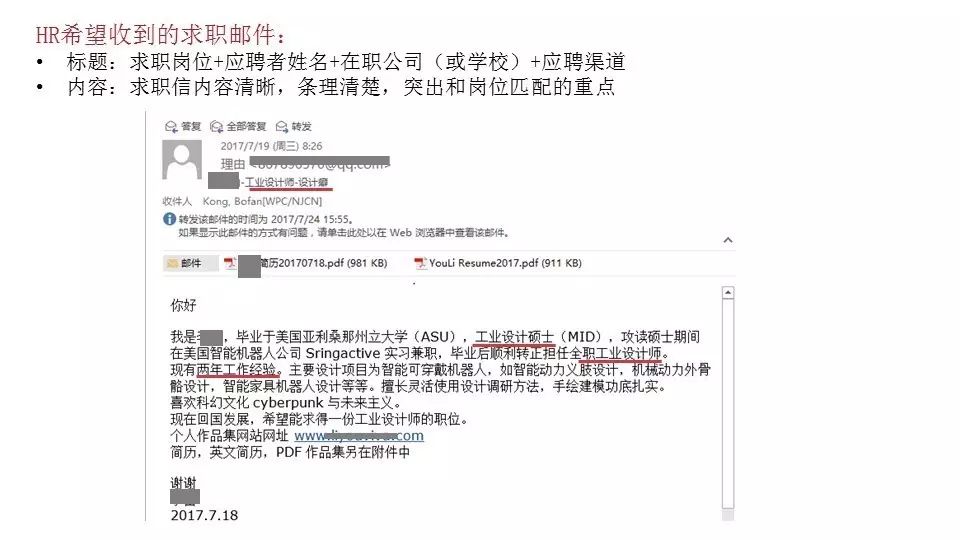 教育 正文  (点击图片查看详情) 一份好的求职邮件应该具备哪些要素?