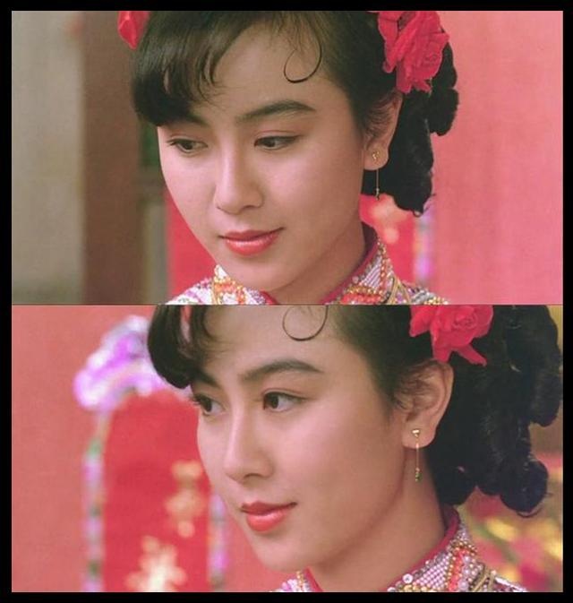 在徐克的电影《笑傲江湖》里,袁洁莹出演蓝凤凰,民族服饰在她身上演绎