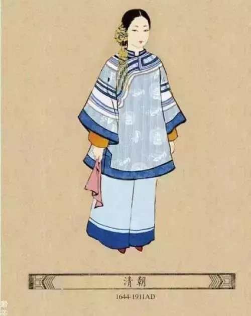 人们开始注重女性形体的完整美,而服装方面是中国古代服装发展史上最