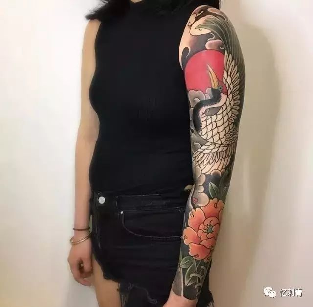 纹身| 中国风吉祥仙鹤