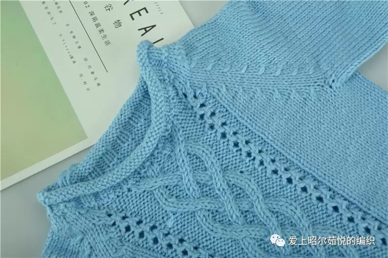 【ad052】[蓝藤]从下往上织插肩袖毛衣(上集)