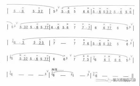 鹧鸪飞俞逊发演奏曲谱_鹧鸪飞笛子曲谱