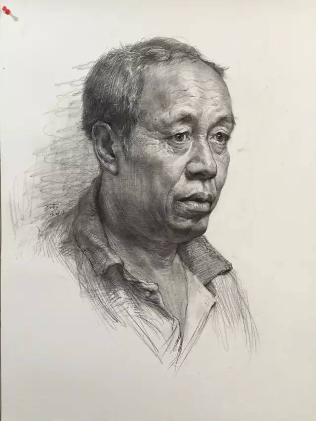 直击现场于才瑞素描头像全国巡讲走进江苏姜堰美术学校