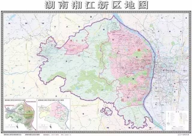 未来即来:湘江新区地图首次公布|前瞻