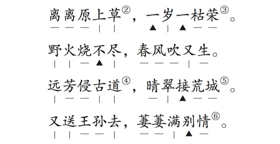 赋得古原草送别简谱_赋得古原草送别简谱