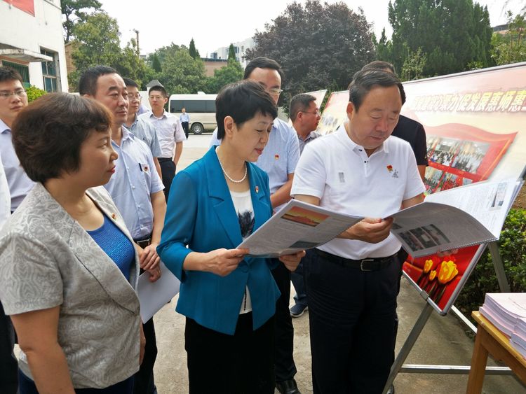 河南省委省直工委书记调研指导陕州区机关党建工作