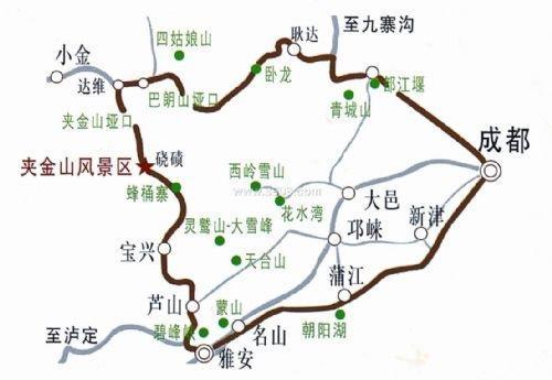 2017国庆去哪玩?距成都四小时的夹金山人少景也美