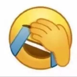 咳咳,再来说说捂脸,最开始,emoji表情中的"捂脸"是facepalm,意思是用