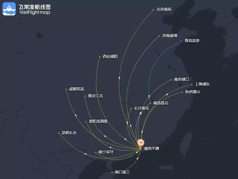 惠州机场将开通两条新航线 新增过夜飞机