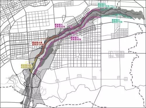 瀍河改造规划图老城区瀍河治理实施沿河棚改工程,将对工农村,新生村