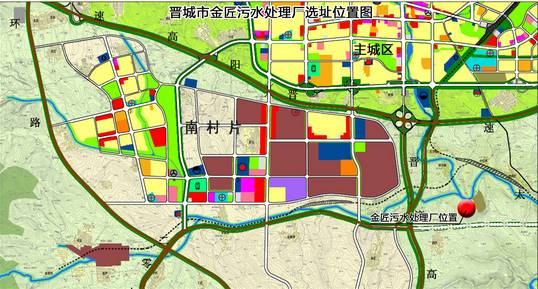 晋城将在这里建一个污水处理厂.