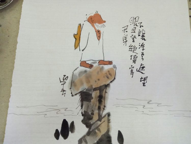 不布施以求德不高下以相倾辽宁禅意画家李迎春作品清赏