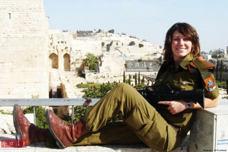图为一名参加ypg与is作战的前以色列女兵,据称她不幸被俘.