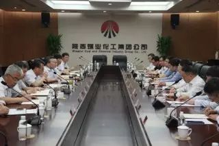 微头条华能江苏分公司总经理李富民一行到陕煤集团走访座谈