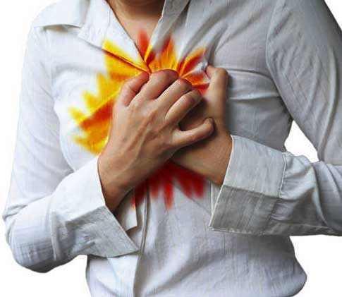 在夜间或凌晨有类似心绞痛一样的胸痛症状,而且疼痛的位置在胸前区