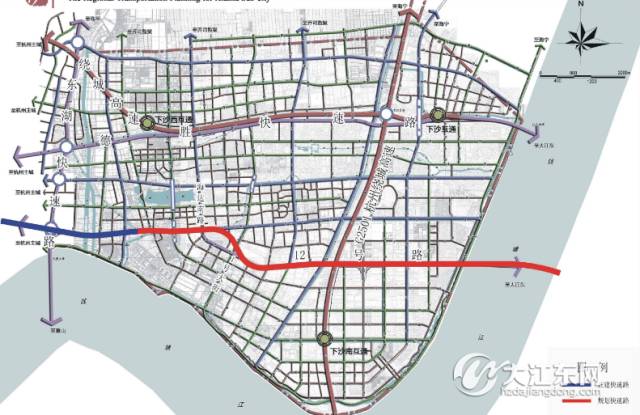 网友提议:艮山东路高架应建双向10车道,定位大江东出行主干道