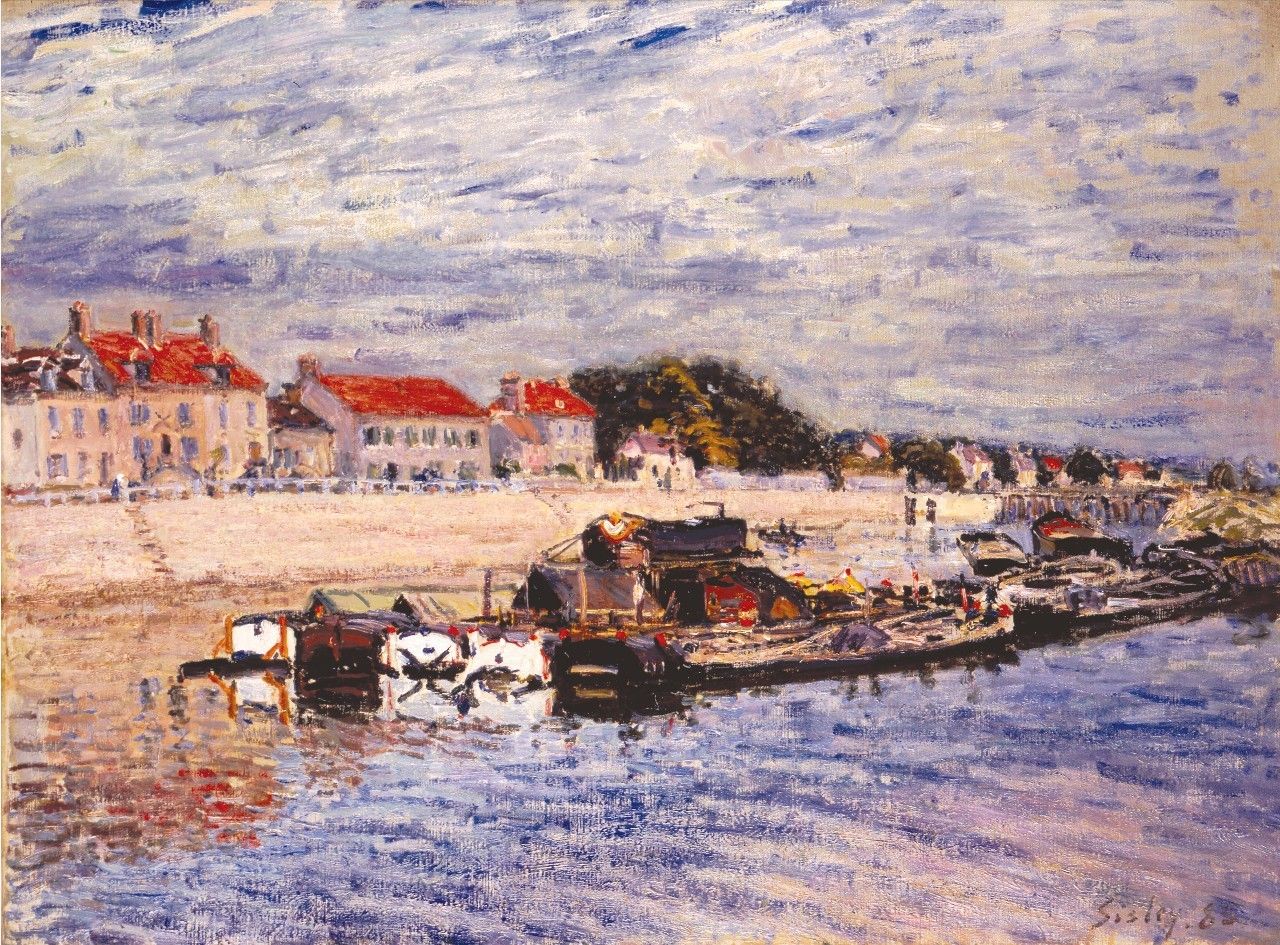 sisley1839—1899法国画家主要画风景画曾多次参加印象主义绘画展览西