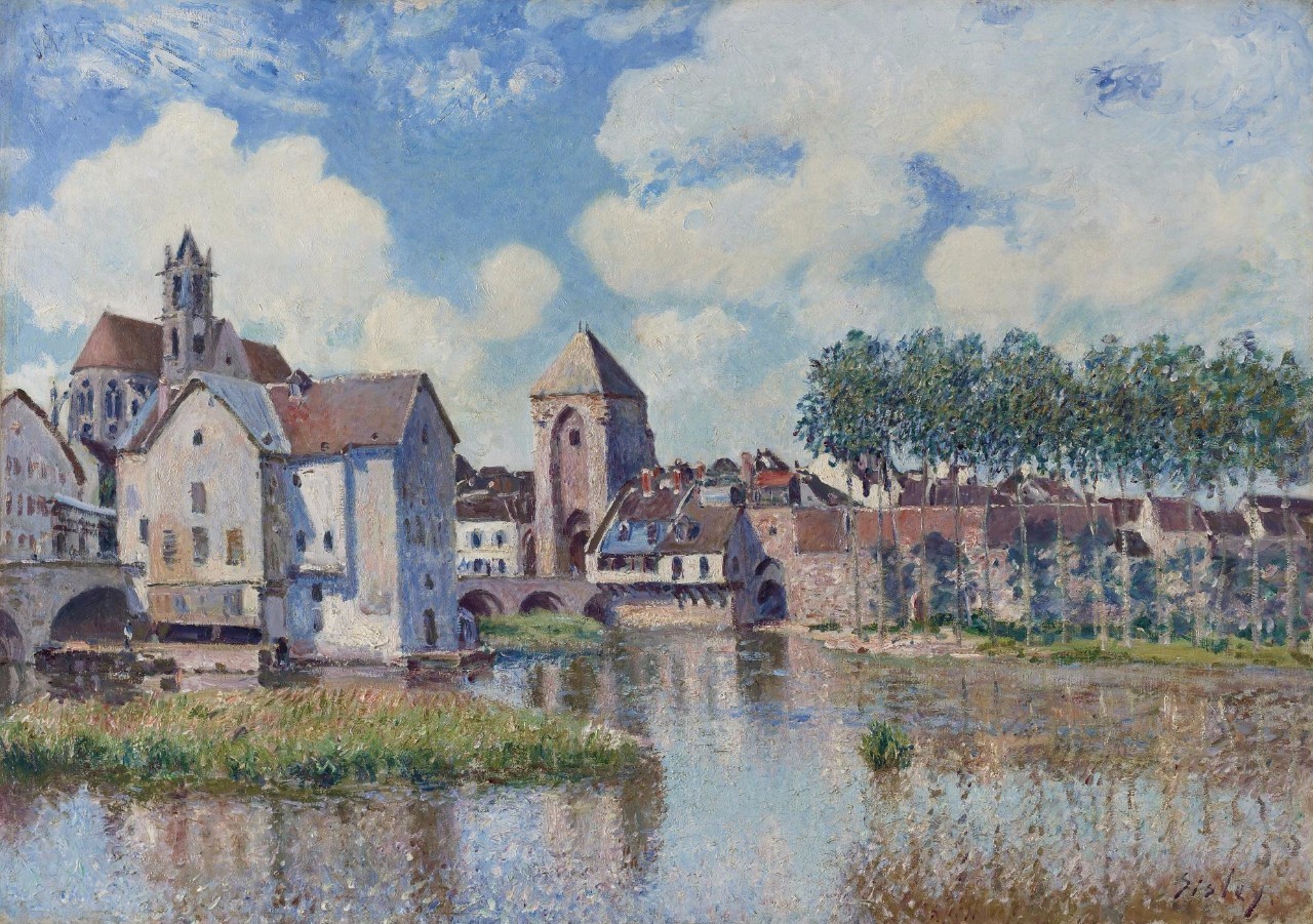 sisley1839—1899法国画家主要画风景画曾多次参加印象主义绘画展览西