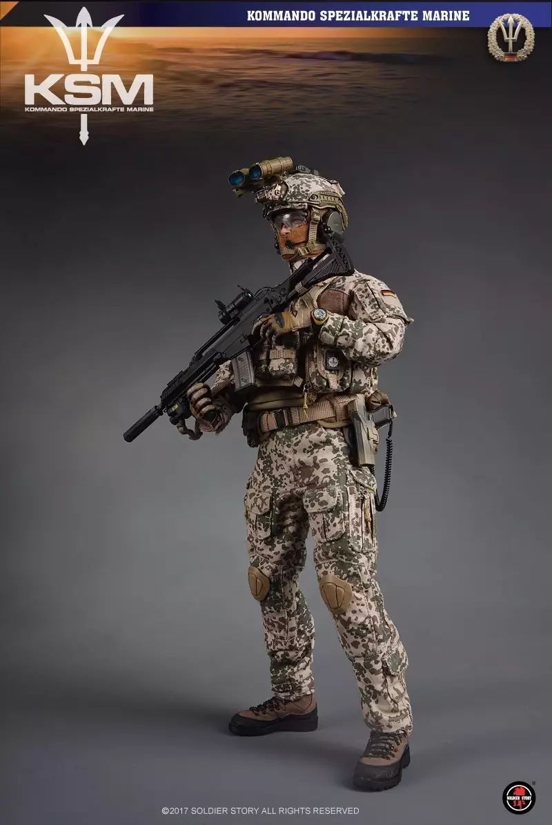 新品预定!soldier story 1/6 德国海军特种部队 ksm - vbss任务 ss104